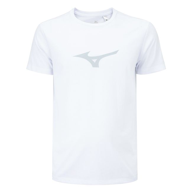 CAMISETA MIZUNO LIFESTYLE MASCULINA - BCO/CZA P