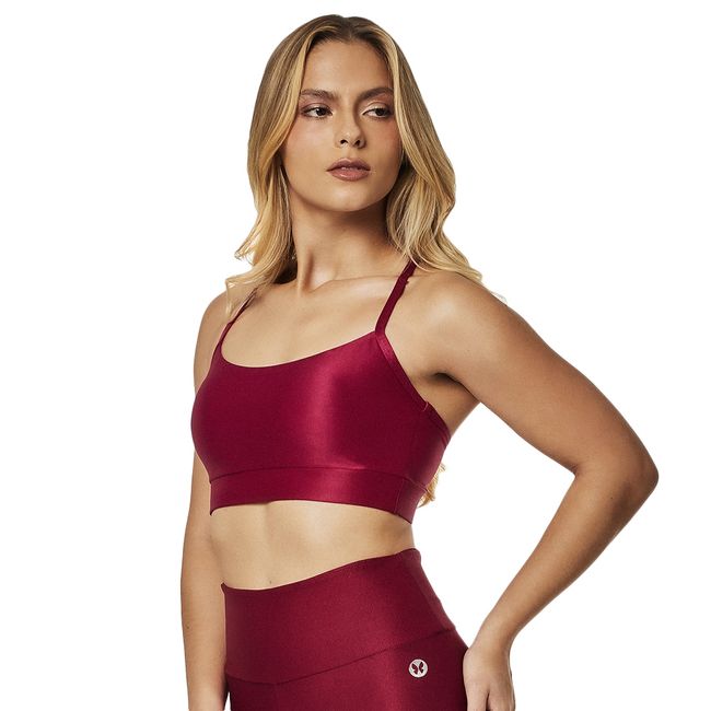 TOP VESTEM ALÇAS FINAS COSMIC FEMININO - VERMELHO P
