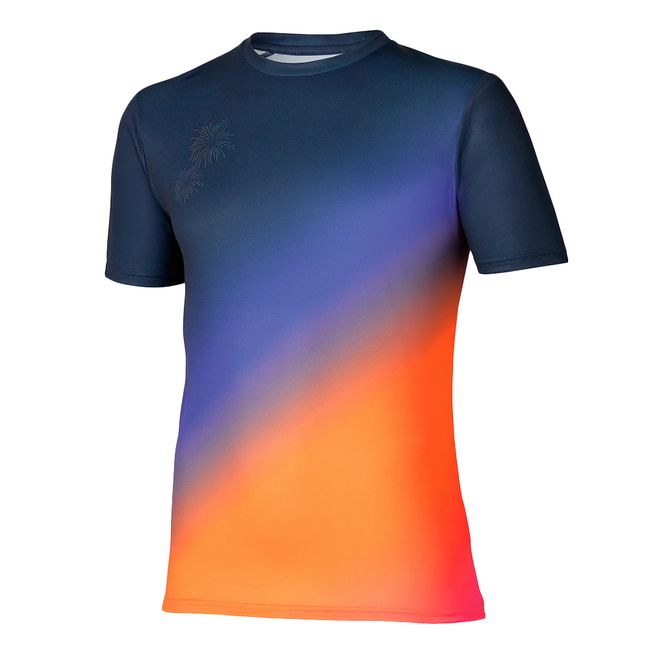 CAMISETA MIZUNO CORE GRAPHIC MASCULINA - MAR/LAR M