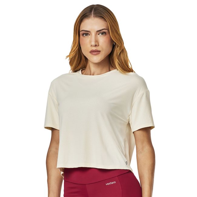 BLUSA VESTEM ECO FEMININA - AREIA P