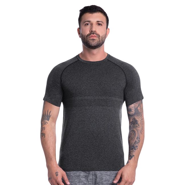 CAMISETA MIZUNO SOUL FIT 4 NEW MASCULINA - GRAF/PTO P