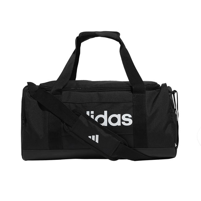 BOLSA ADIDAS DUFFLE LINEAR PEQUENA - 24 LITROS - PRETO UN