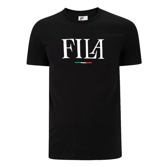 CAMISETA FILA ITALY LETTER MASCULINA - PRETO P