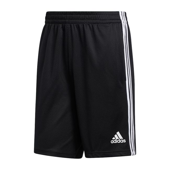 BERMUDA ADIDAS 3 LISTRAS MASCULINA  - PTO/BCO P