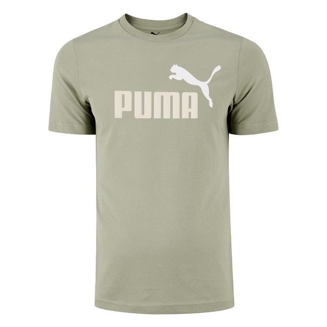 CAMISETA PUMA ESS 2 COLOR NO1 LOGO MASCULINA - VERDE CLARO M