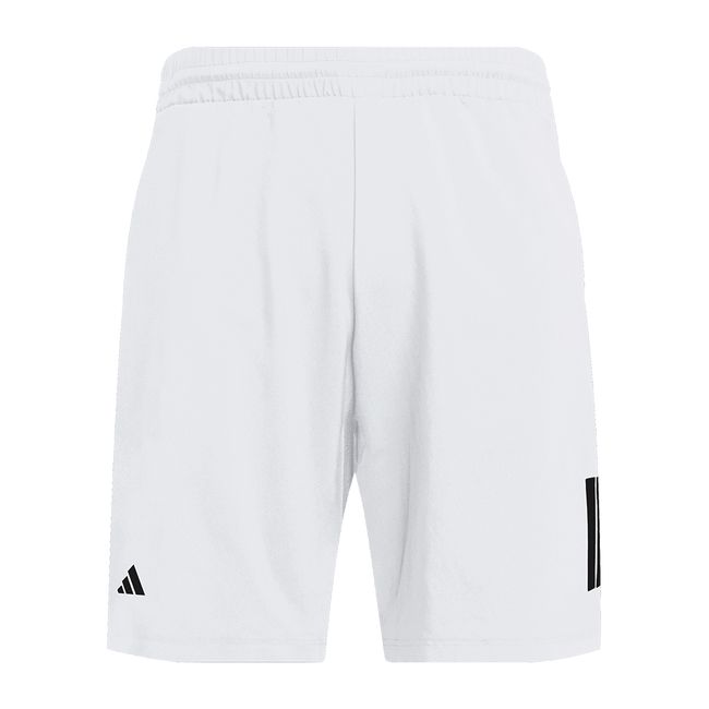 SHORT ADIDAS CLUB 3 LISTRAS MASCULINO - BRANCO G