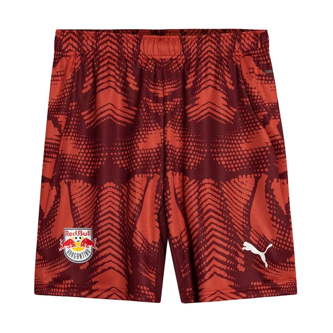 CALÇÃO DE GOLEIRO PUMA RED BULL BRAGANTINO II 2025 MASCULINO - VERMELHO P