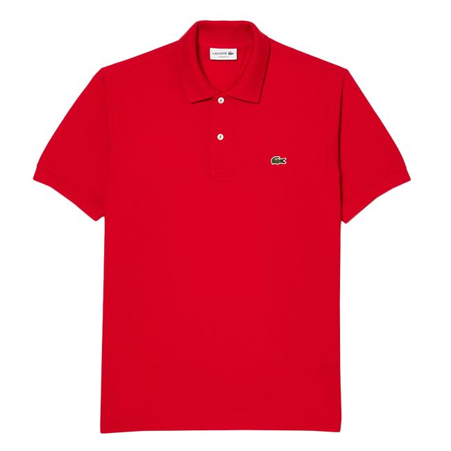 CAMISA POLO LACOSTE BEST CLÁSSICO MASCULINA - VERMELHO M