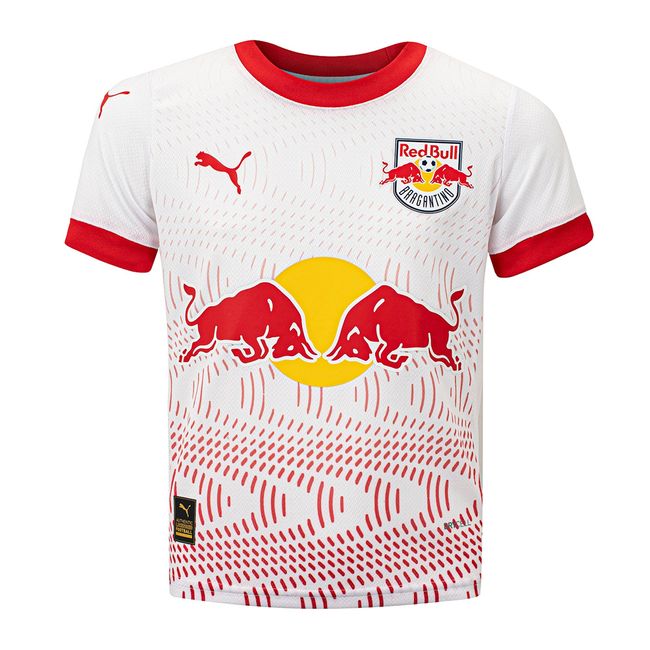 CAMISA PUMA RED BULL BRAGANTINO I 2025 JUVENIL - BCO/VERM 12