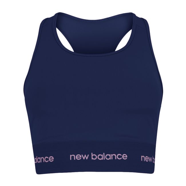 TOP NEW BALANCE SPORT ESSENTIALS ACTIVE FEMININO -  MARINHO  P