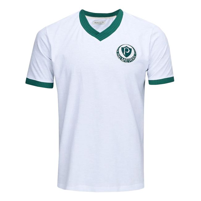 CAMISETA BETEL PALMEIRAS FLAME RETRÔ 1959 MASCULINA - BRANCO M