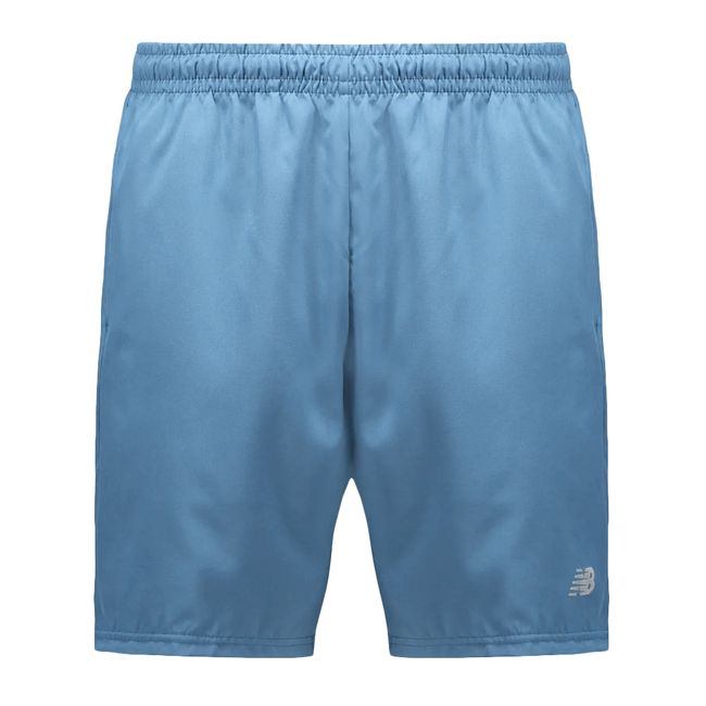 BERMUDA NEW BALANCE SPORT ESSENTIALS 7 MASCULINA - AZUL/BCO P