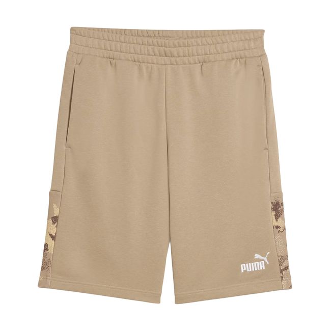 SHORT PUMA ESSENTIALS CAMO 10 MASCULINO - BEGE  M