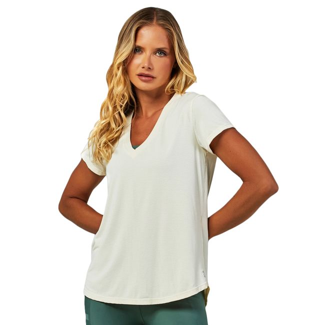 BLUSA VESTEM JANICE FEMININA - AREIA P