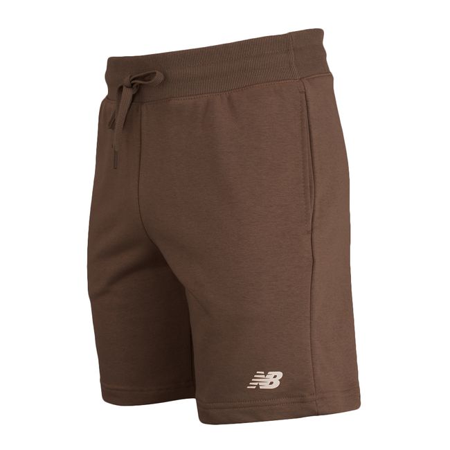BERMUDA NEW BALANCE ESSENTIALS MASCULINA - MARROM P