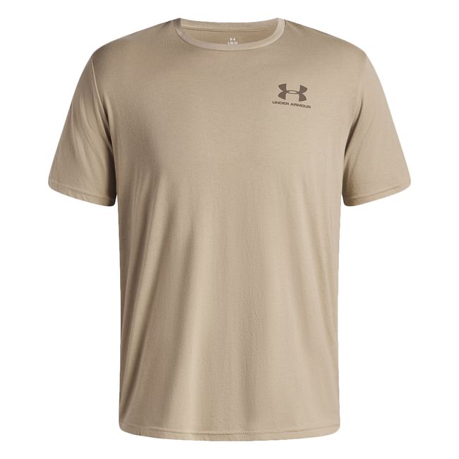 CAMISETA UNDER ARMOUR SPORTSTYLE LEFT CHEST MASCULINA - BEGE P