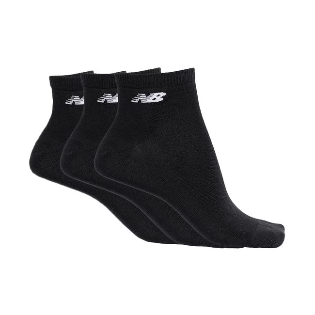 MEIA NEW BALANCE CANO CURTO 3 PARES - PRETO M