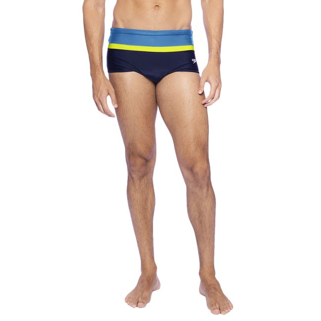 SUNGA SPEEDO TRADICIONAL RECORTE MASCULINA - MAR/AZUL  M