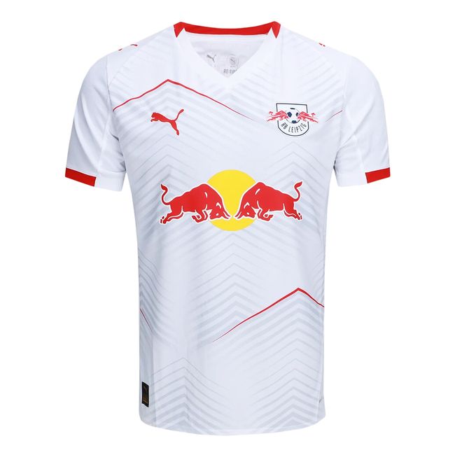 CAMISA PUMA RB LEIPZIG I 2025 MASCULINA - JOGADOR - BRANCO P