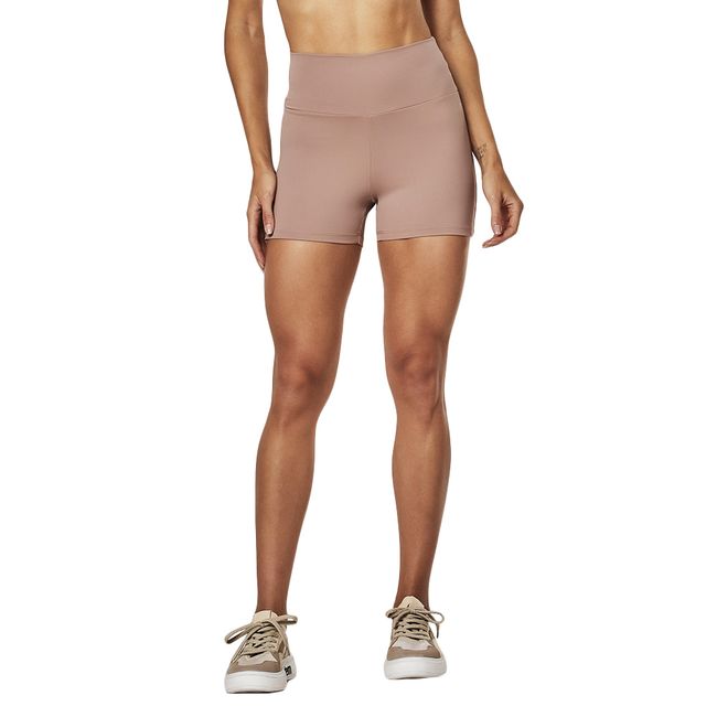 SHORT VESTEM BOLSO FEMININO - MARROM P