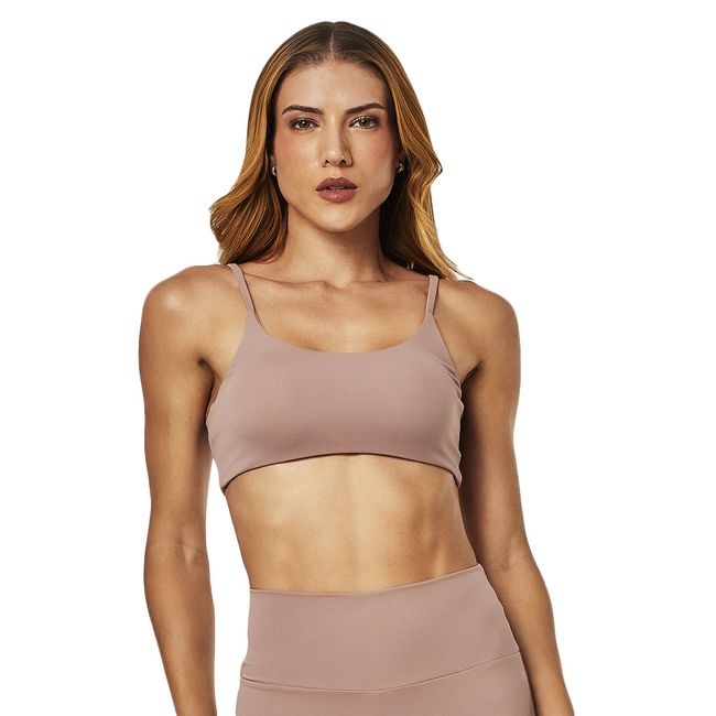 TOP VESTEM PARK FEMININO - MARROM P