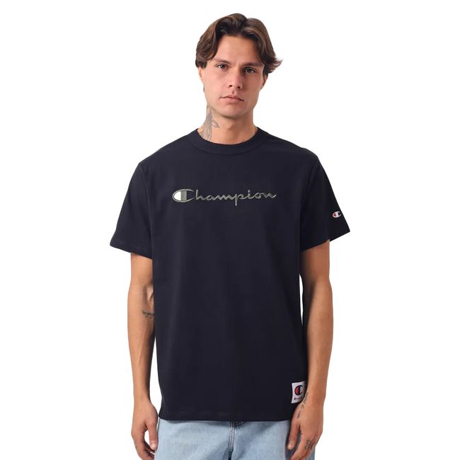 CAMISETA CHAMPION MC HERITAGE SCRIPT 30 MASCULINA - PRETO P