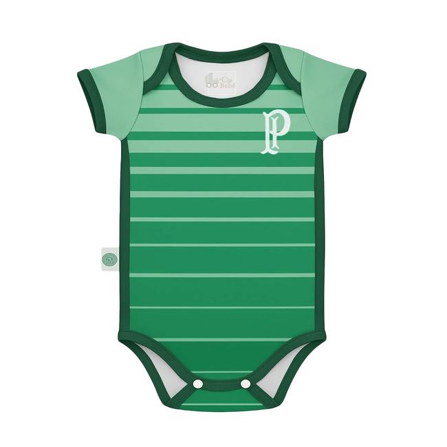 BODY REVEDOR PALMEIRAS DEGRADÊ INFANTIL - VERDE P