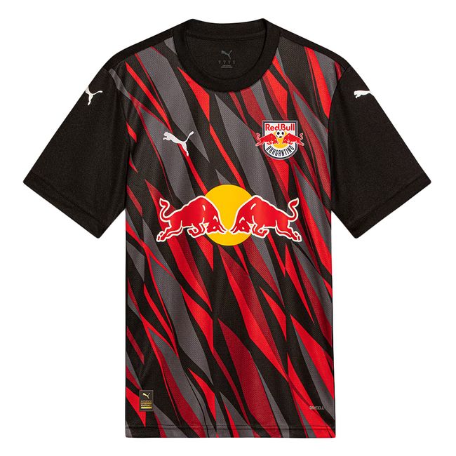 CAMISA PUMA RED BULL BRAGANTINO III 2025 MASCULINA - PTO/VERM P
