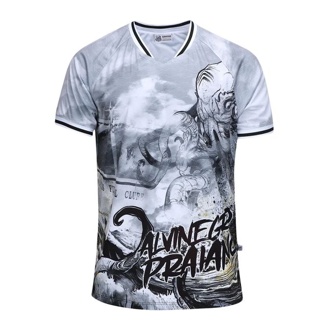 CAMISETA SURF CENTER SANTOS ALVINEGRO PRAIANO FEMININA - BRANCO GG