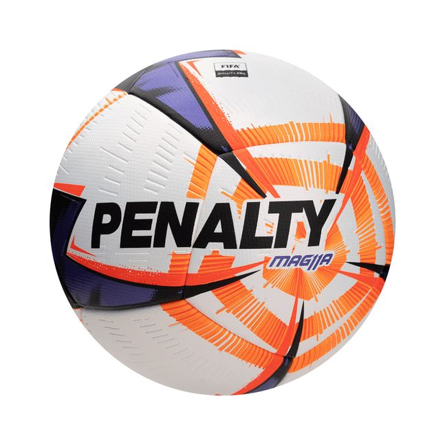 BOLA FUTEBOL DE CAMPO PENALTY MAG11A XXVI - BCO/ROXO  UN