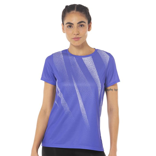 CAMISETA MIZUNO CORE GRAPHIC FEMININA - AZUL P