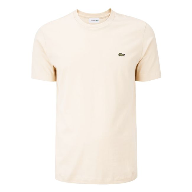 CAMISETA LACOSTE PIMA MASCULINA - AREIA  M