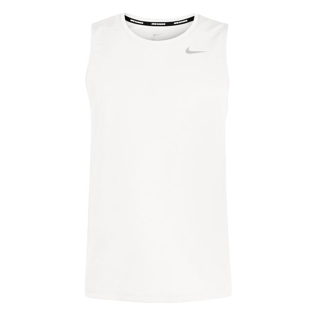 REGATA NIKE DRI-FIT MILER MASCULINA - BRANCO M