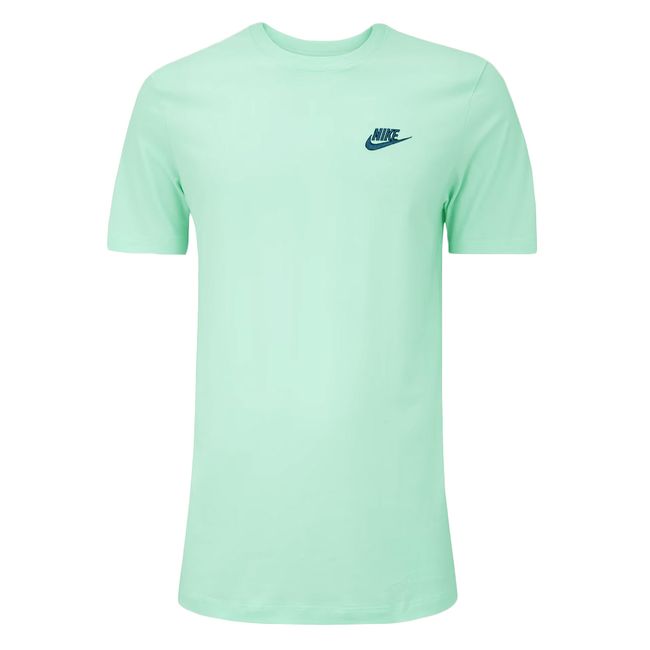 CAMISETA NIKE SPORTSWEAR CLUB MASCULINA - VDE/AZUL  P