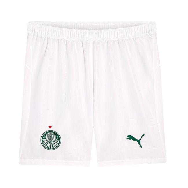 CALÇÃO PUMA PALMEIRAS I 2026 MASCULINO – TORCEDOR - BRANCO M