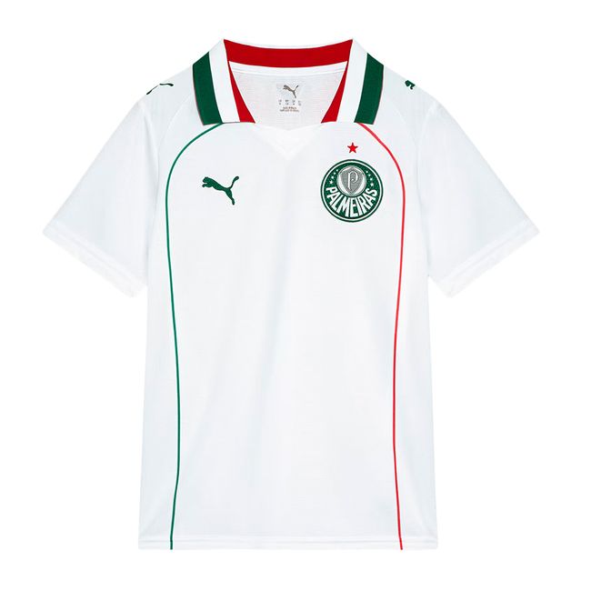 CAMISA PUMA PALMEIRAS II 2026 JUVENIL - TORCEDOR - BRANCO 08