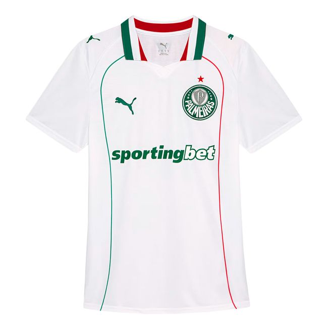 CAMISA PUMA PALMEIRAS II 2026 MASCULINA - TORCEDOR - BRANCO P