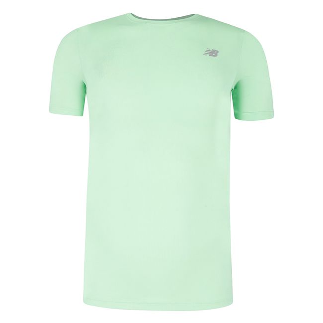 CAMISETA NEW BALANCE SPORT ESSENTIALS MASCULINA - VERDE CLARO P