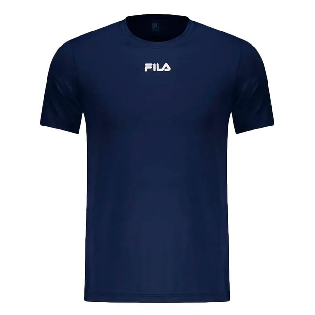 CAMISETA FILA SUN PROTECT BREEZY MASCULINA - MAR/BCO P
