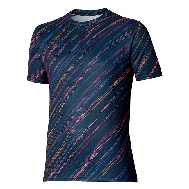 CAMISETA MIZUNO CORE GRAPHIC MASCULINA - MAR/ROSA M