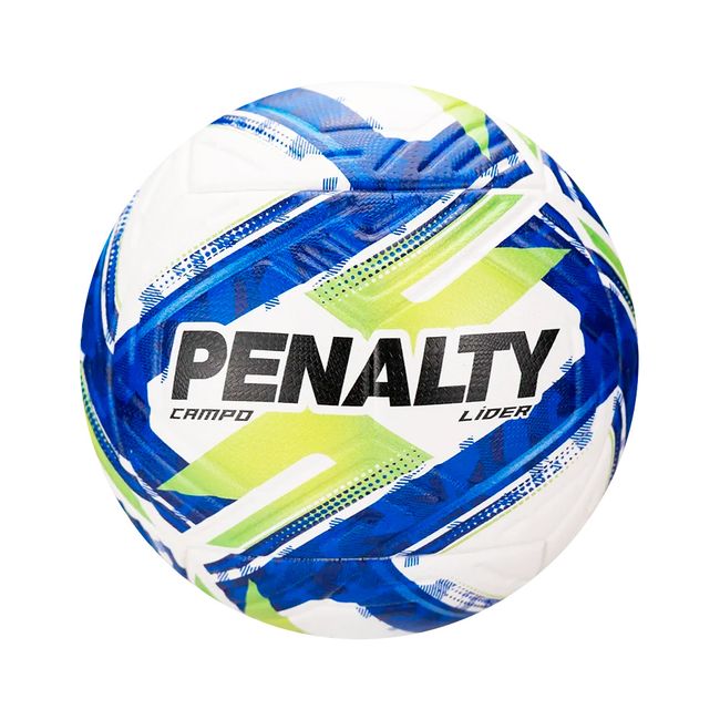 BOLA FUTEBOL DE CAMPO PENALTY LÍDER XXVI - BCO/AZUL UN