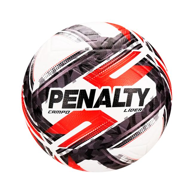 BOLA FUTEBOL DE CAMPO PENALTY LÍDER XXVI - BCO/PTO UN