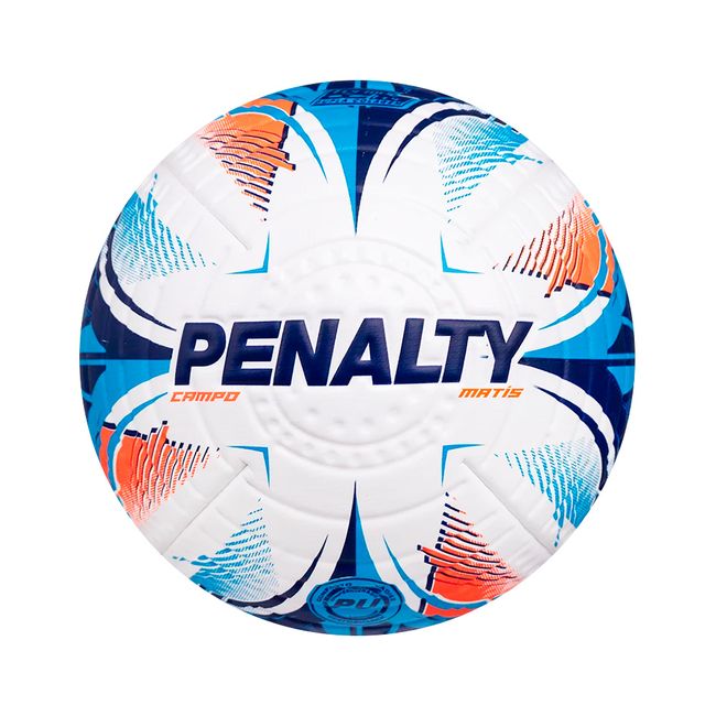 BOLA FUTEBOL DE CAMPO PENALTY MATÍS XXV - BCO/LAR UN