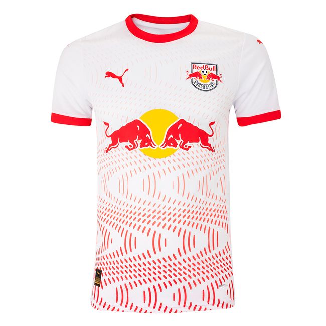 CAMISA PUMA RED BULL BRAGANTINO I 2025 MASCULINA - BRANCO GG
