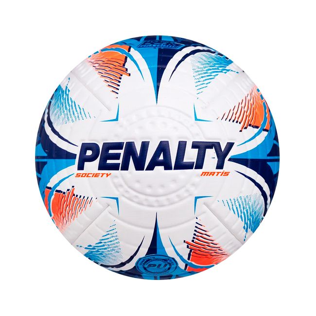 BOLA FUTEBOL SOCIETY PENALTY MATIS XXV - BCO/LAR UN