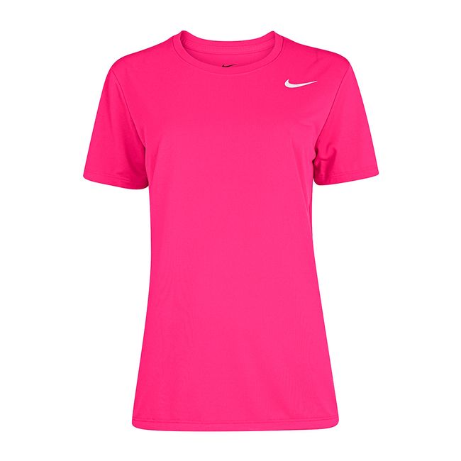 CAMISETA NIKE DRI-FIT LEGEND FEMININA - PINK/BCO  P