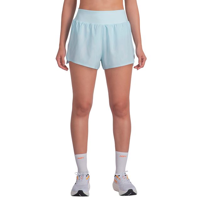 SHORT OLYMPIKUS CORRE 3 FEMININO - AZUL CLARO G
