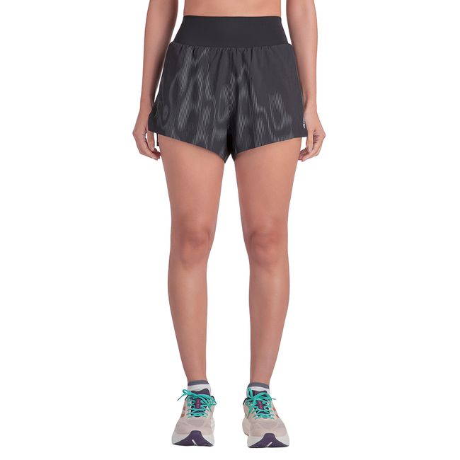 SHORT OLYMPIKUS CORRE 3 FEMININO - PTO/GRAF P