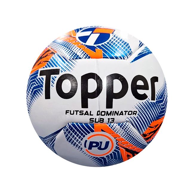 BOLA FUTSAL TOPPER DOMINATOR SUB 13 - BCO/LAR UN