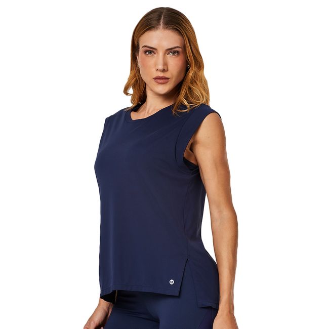 REGATA VESTEM DRY FIT SERENA FEMININA - MARINHO P